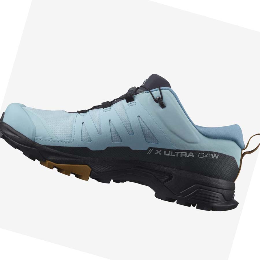 Salomon WoX ULTRA 4 GORE-TEX Kadın Yürüyüş Ayakkabısı Siyah Mavi | TR 2823DFM